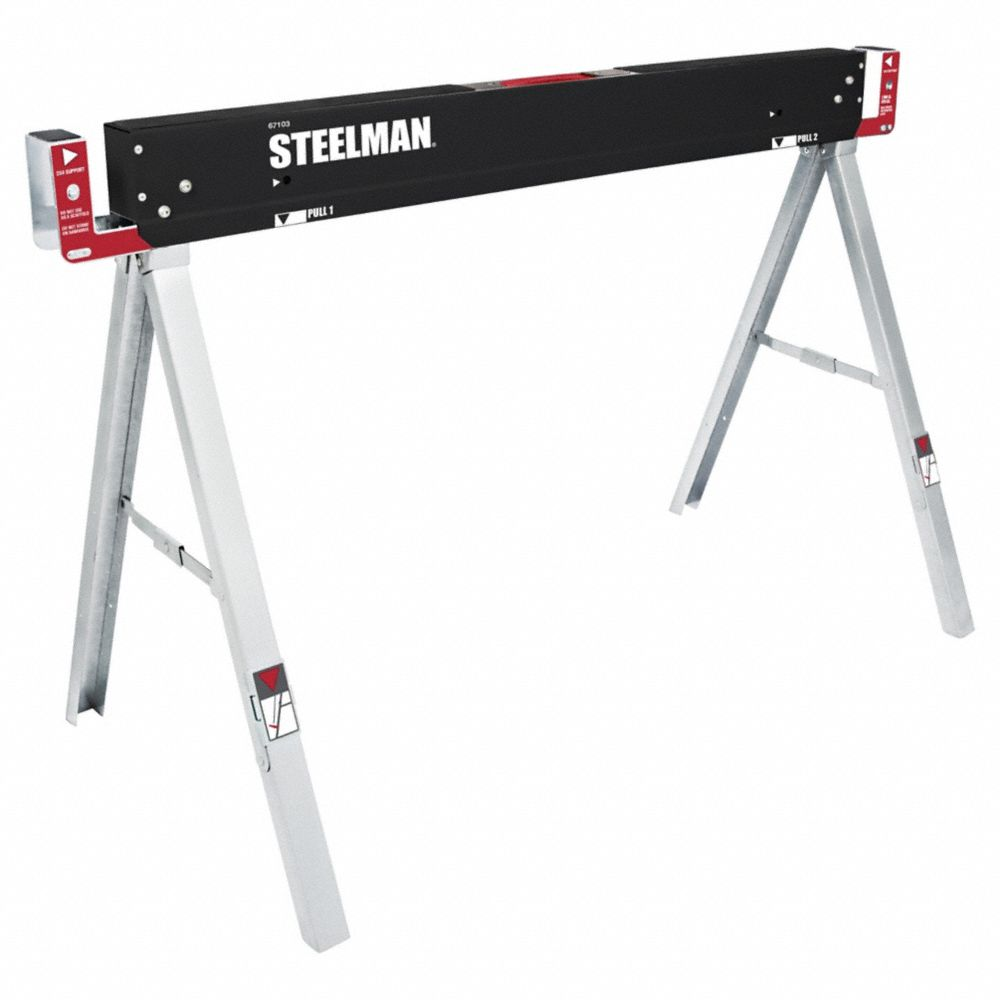 Sawhorse Work Table 47 Inch Steel