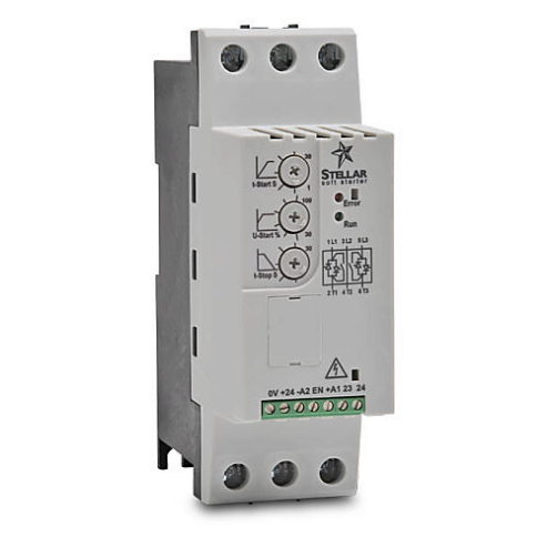 STELLAR SR22-22 Compact Soft Starter, 22A, 110-240 VAC At 1-Phase/208-460 VAC At 3-Phase | CV7ZRE