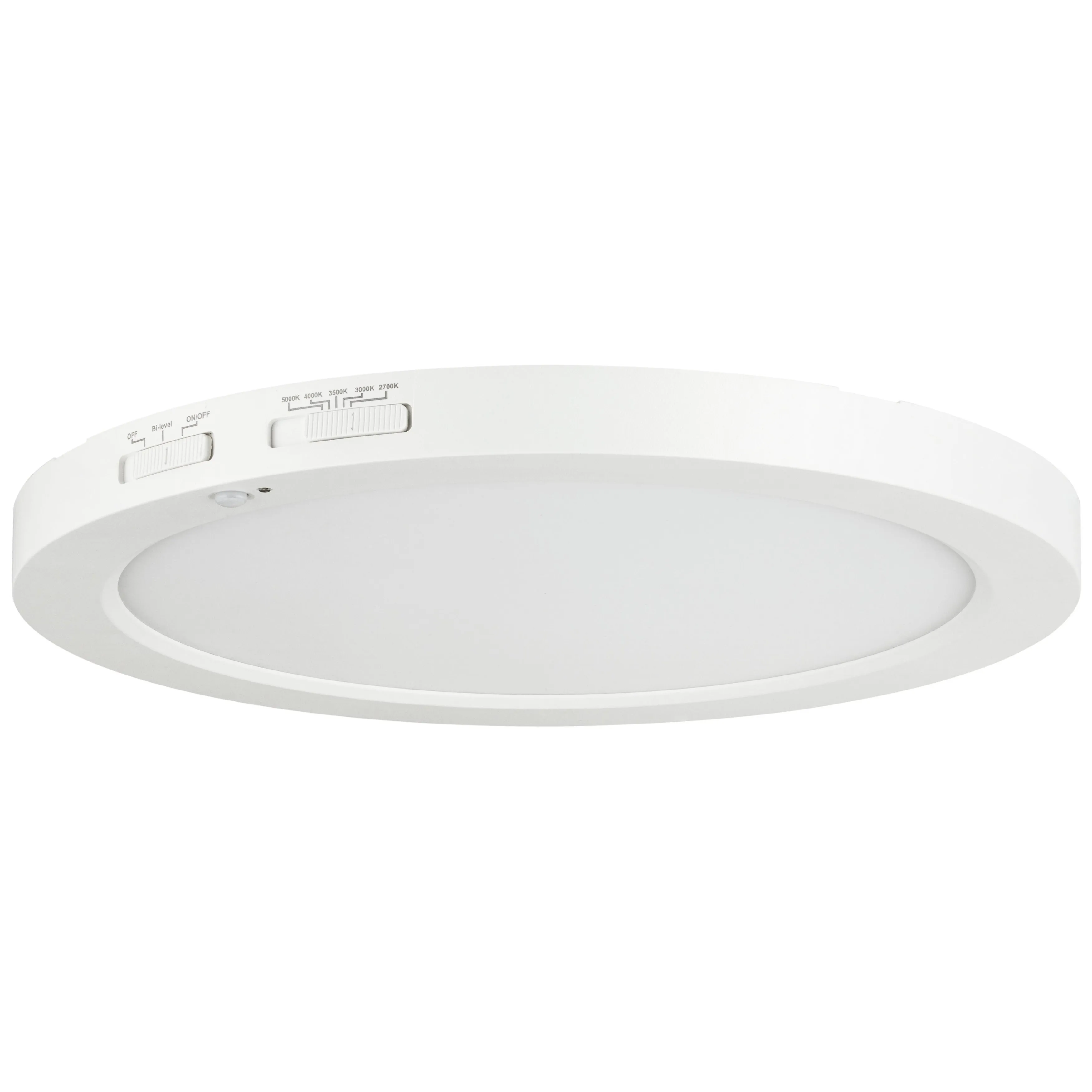 12-Inch Round Mini Panel Motion Sensor, 18W, 1400 Lumens, 27K/30K/35K/40K/50K, 90 CRI