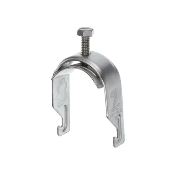 Cobra Conduit And Cable Clamp, Goldgalv Finish, 1-Piece 1-Hole Type, Steel, 50PK