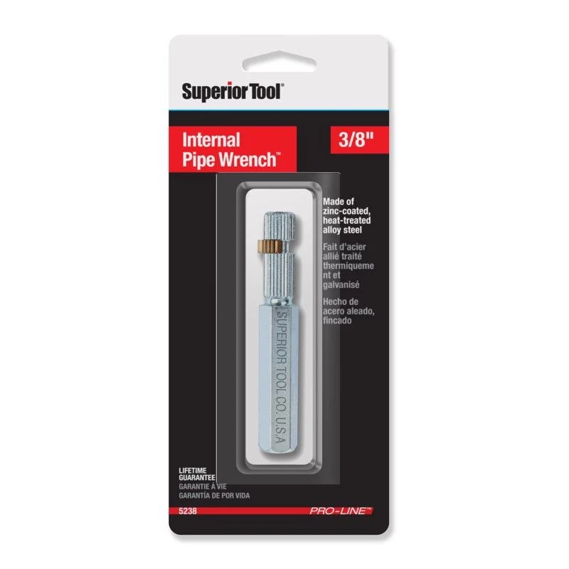 38 Inch Internal Pipe Wrench Silver 1 pc