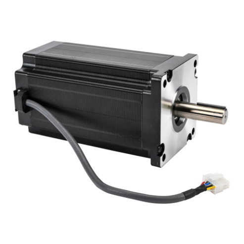 Moteur pas à pas, IP40, double arbre, prêt pour encodeur, 8 A, couple de maintien de 4532 onces