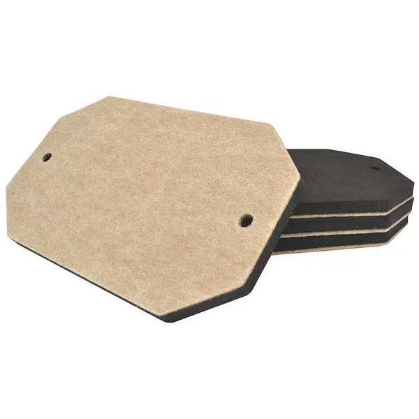 Surface Sled, 10 InchL, White, PK4