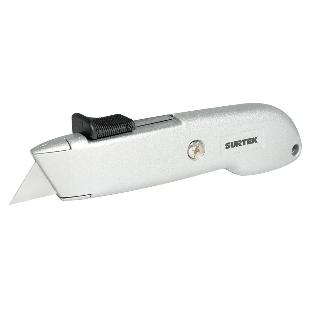 Self-retracting utility knife