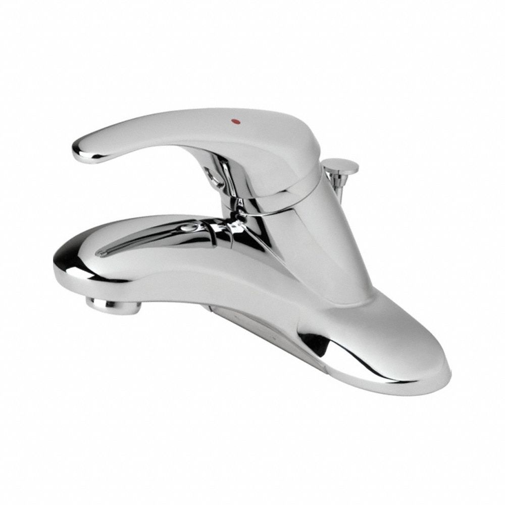 Symmons Lavatory Faucet, Symmetrix, Metal, Polished Chrome Finish, 0.35 gpm Flow Rate