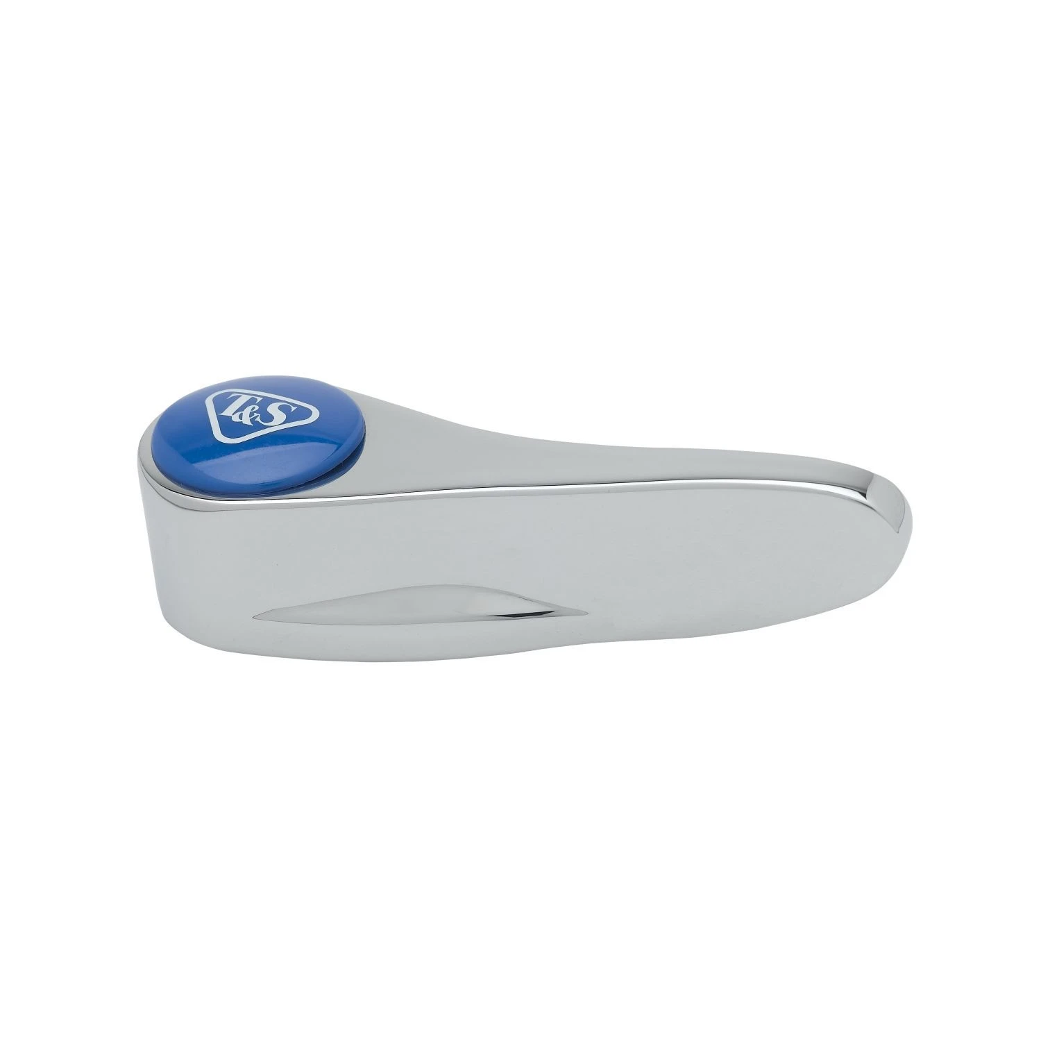 T&S 001636-45NS-AM Lever Handle With Anti-Microbial Coating, Cold Index, Blue | CL6ULX