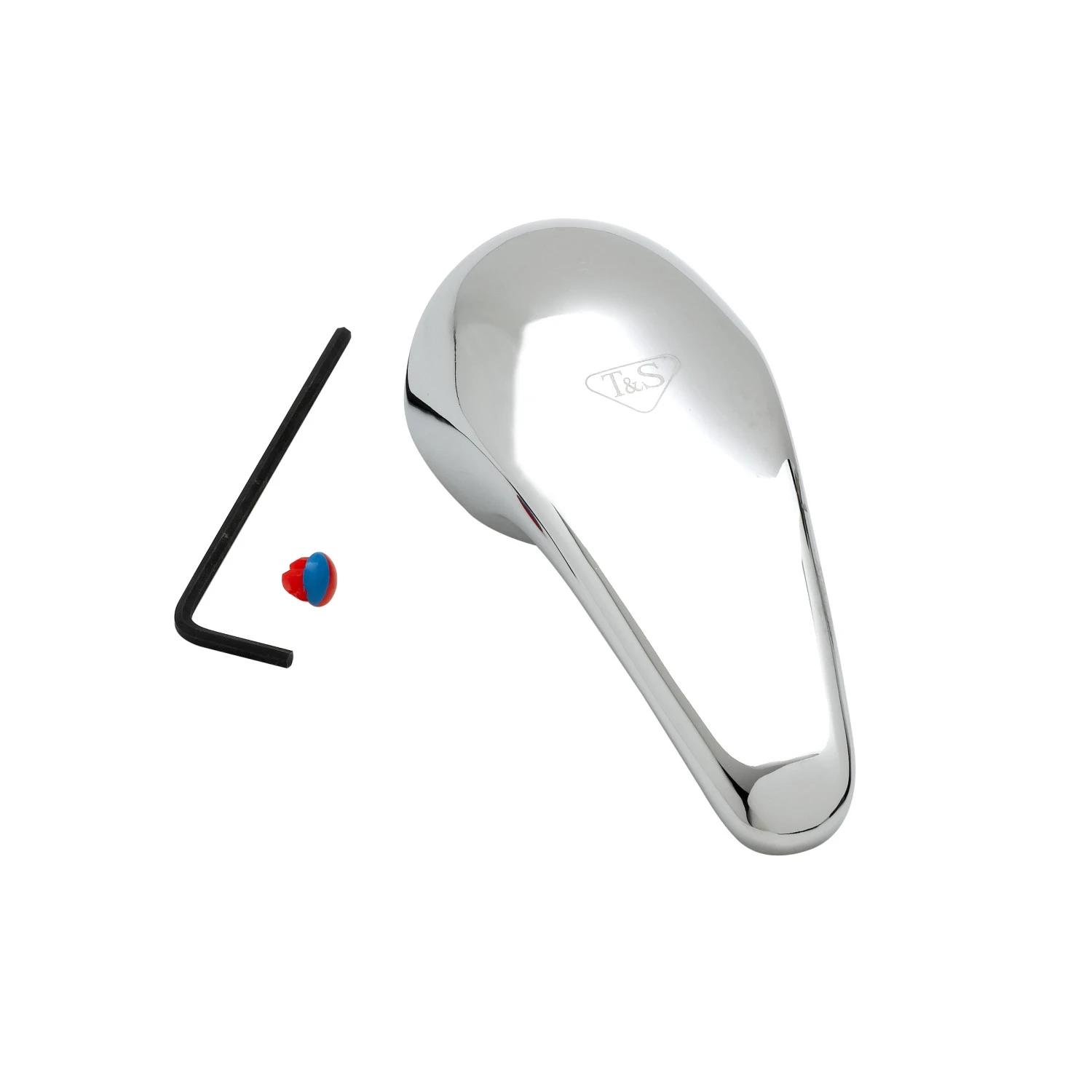 T&S 013113-45AM Single Lever Short Handle With Anti-Microbial Coating, Screw, Colored Index | CL6UMV