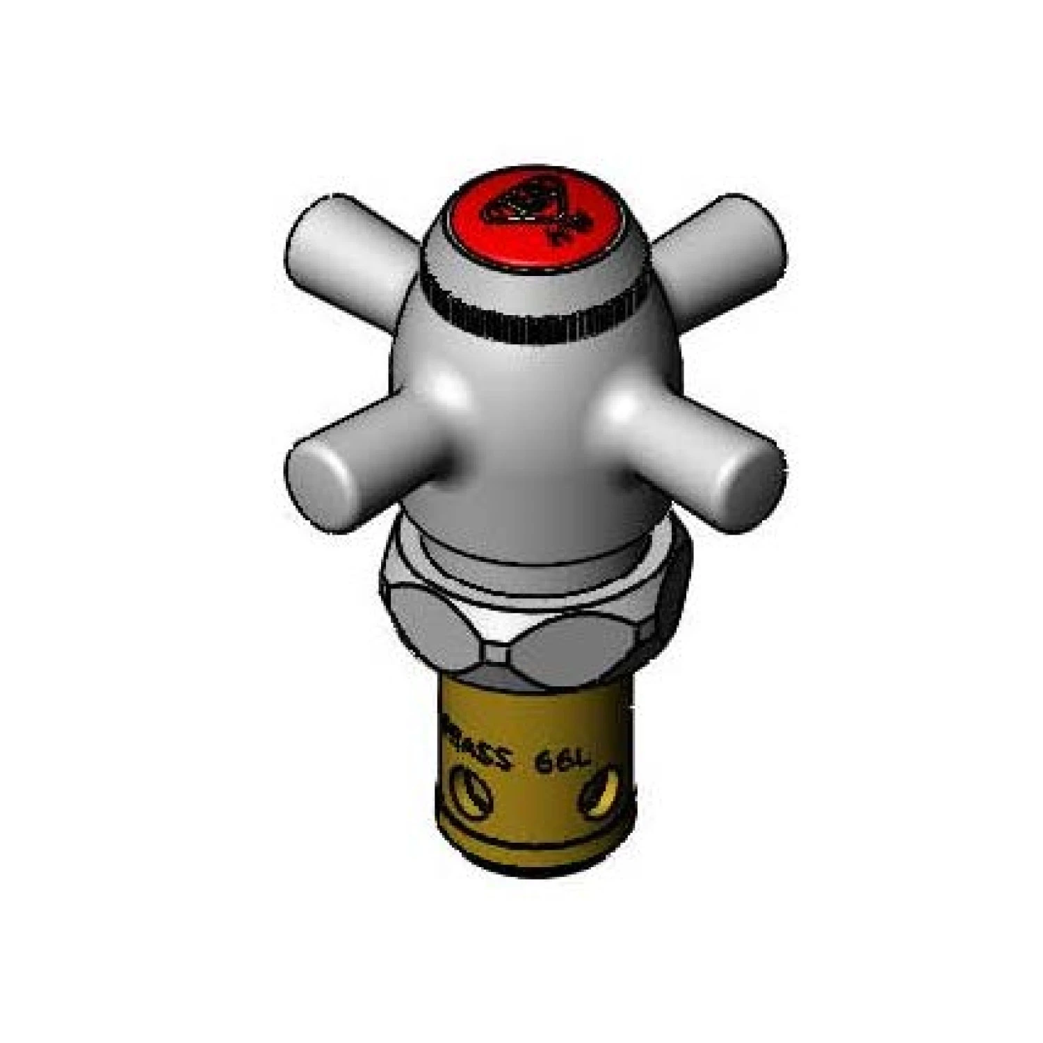 T&S 015A-NS Fast Self-Closing Cartridge Assembly, Hot Water Index | CL6UNC