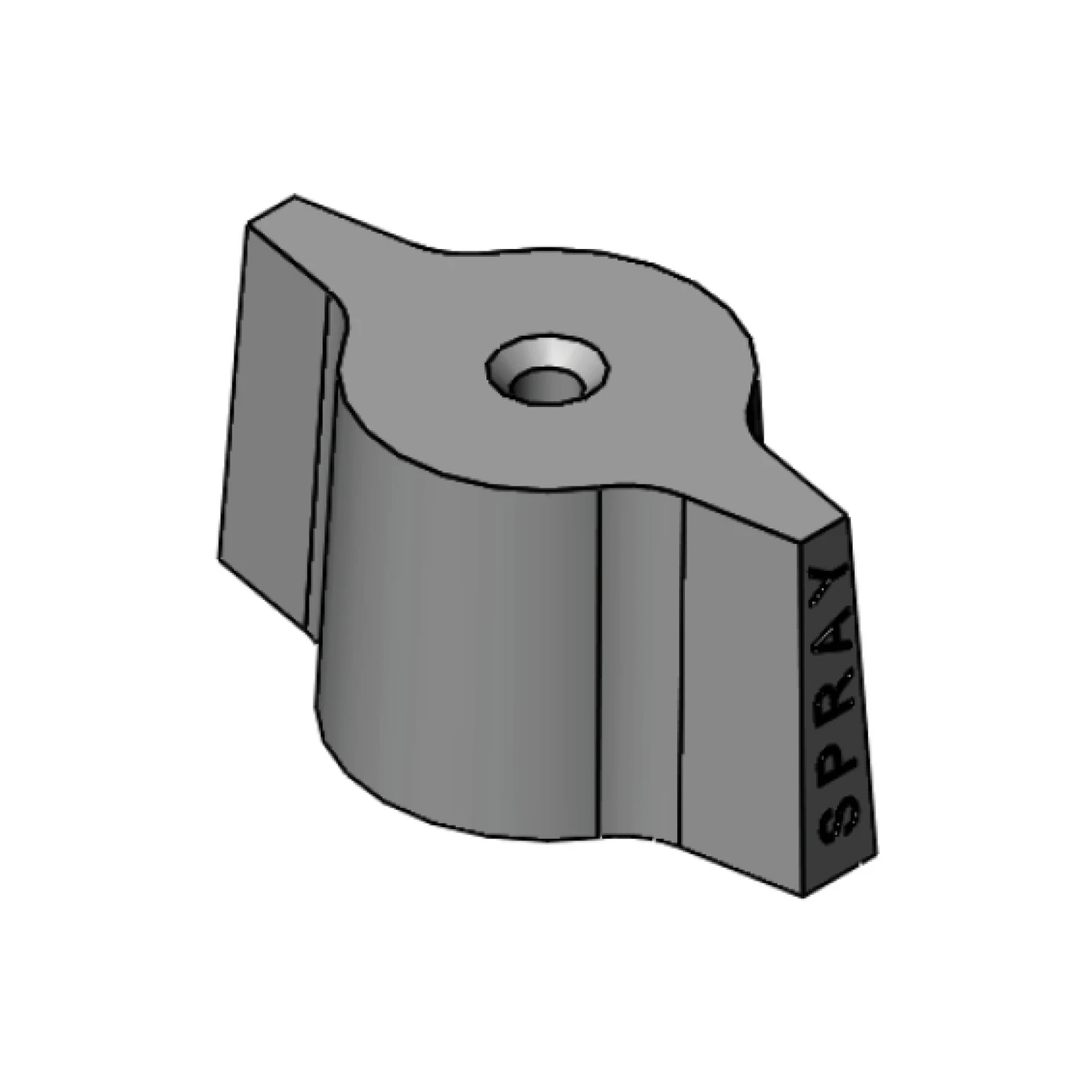 T&S 020642-45 Diverter Handle, Fill Spray | CL6UPD