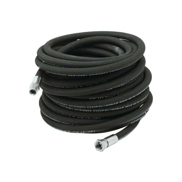 Hose, Black, Medium Pressure, 1/2 Inch ID, 82 ft. Hose