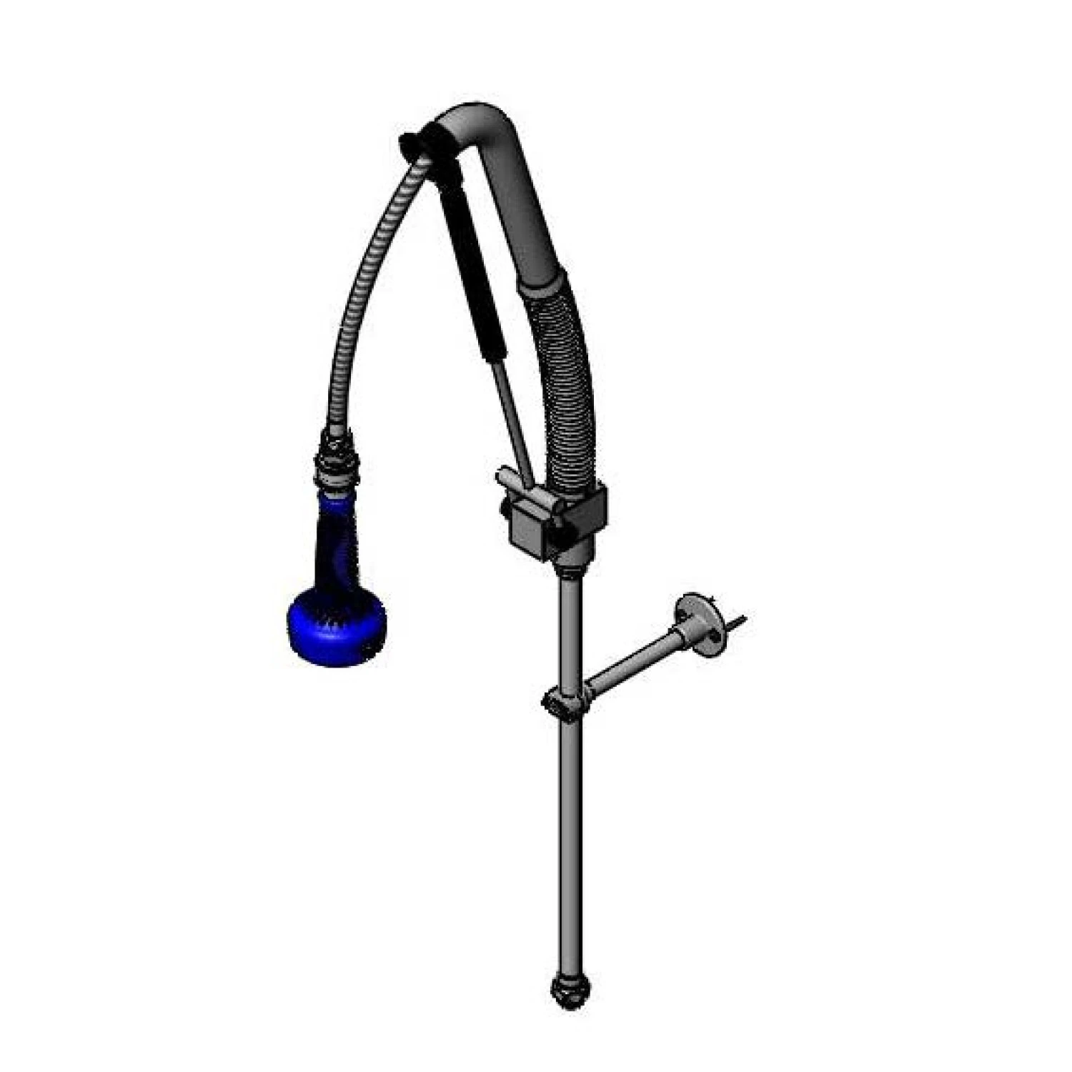 T&S B-0113-B8P-LB Pull-Down Pre-Rinse Unit With 30 Inch Flexible Stainless Steel Hose | CL6UVK