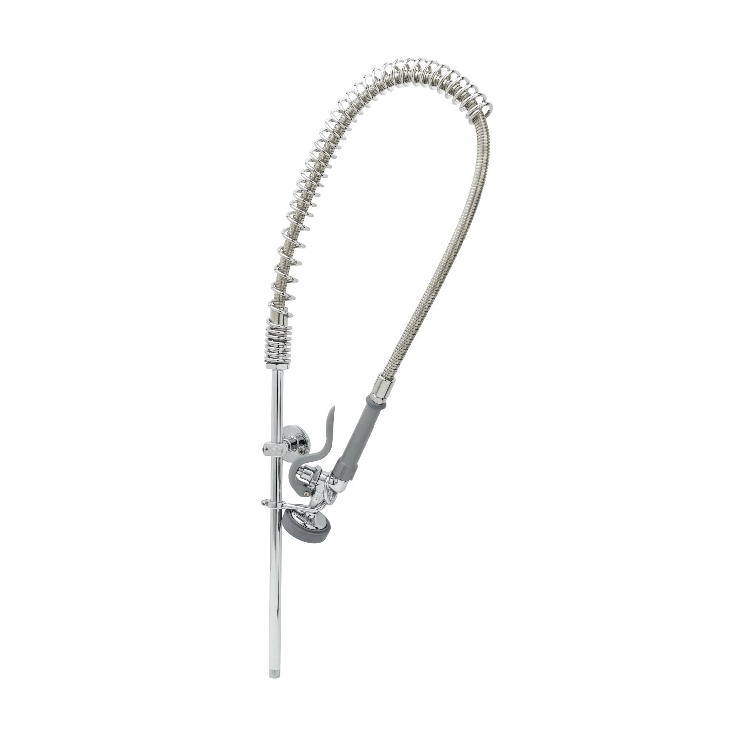 T&S B-2250-18RXWB Pre-Rinse Assembly, Spray Valve, 18 Inch Riser, 2 3/8 Inch Wall Bracket | CL6VAC