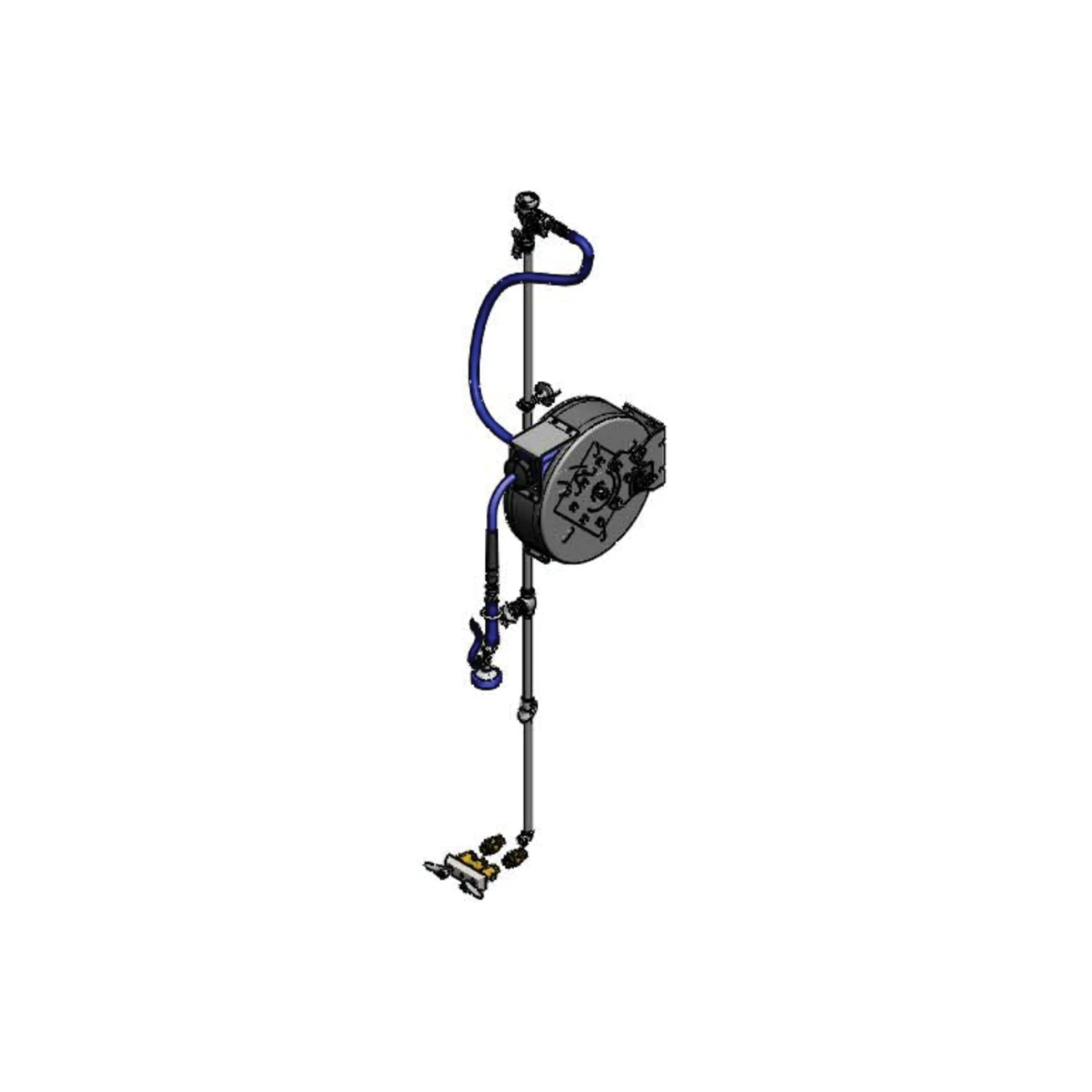 T&S B-7222-C01XS3XA Hose Reel System, 3/8 Inch ID x 30 ft. Closed Hose Reel | CL6VCJ