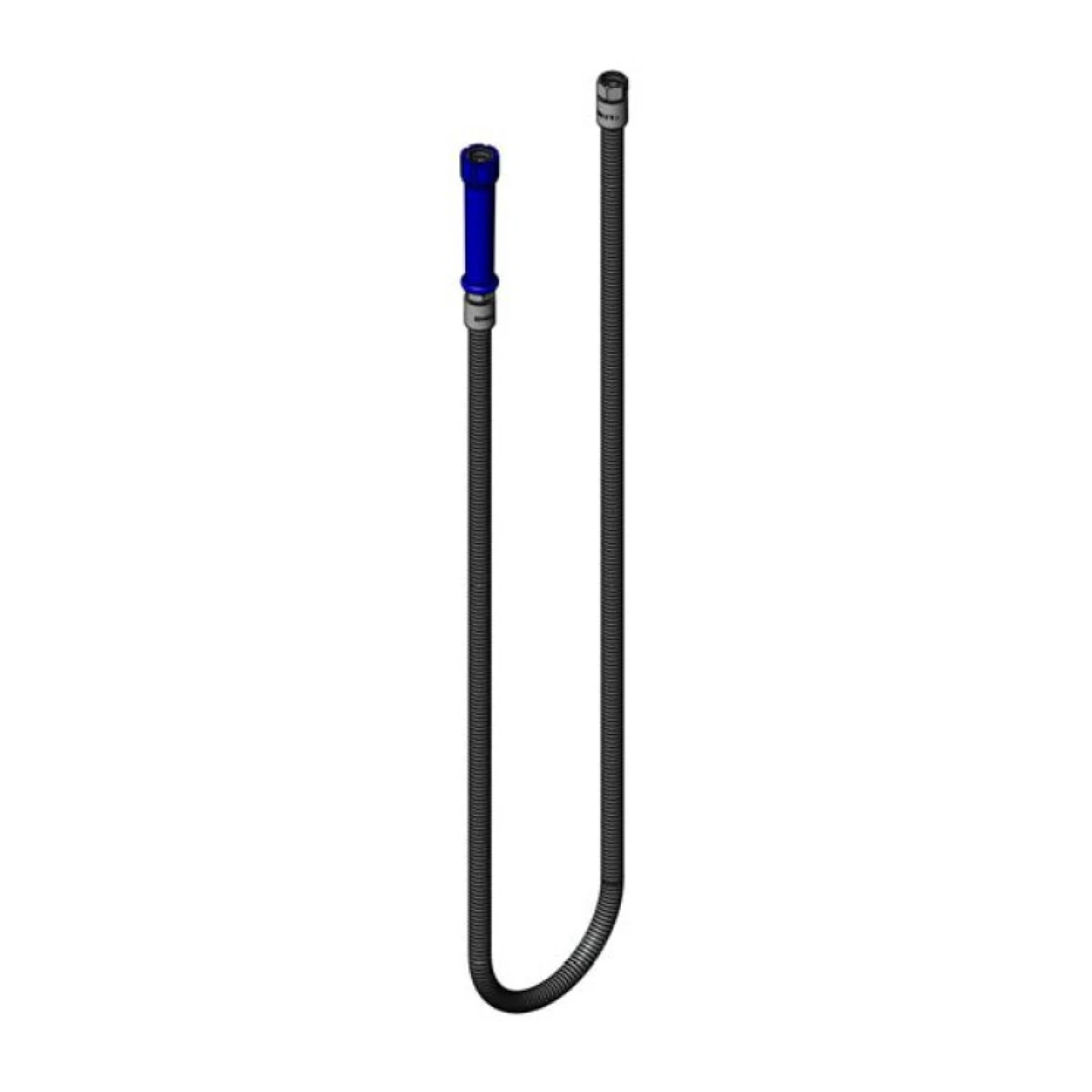 T&S EB-0072-H Hose Assembly, 72 Inch Long, Blue Handle | CL6VDN