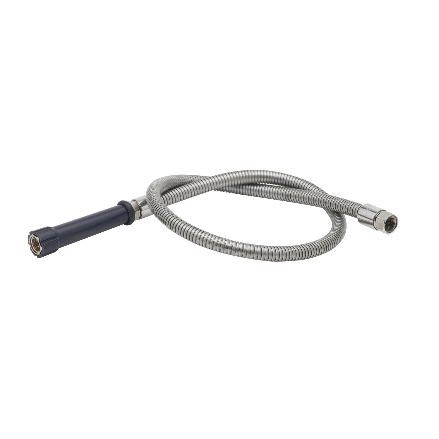 T&S EB-0104-H Hose Assembly, 104 Inch Flex Stainless Steel Hose, With Blue Grip Handle | CL6VDT