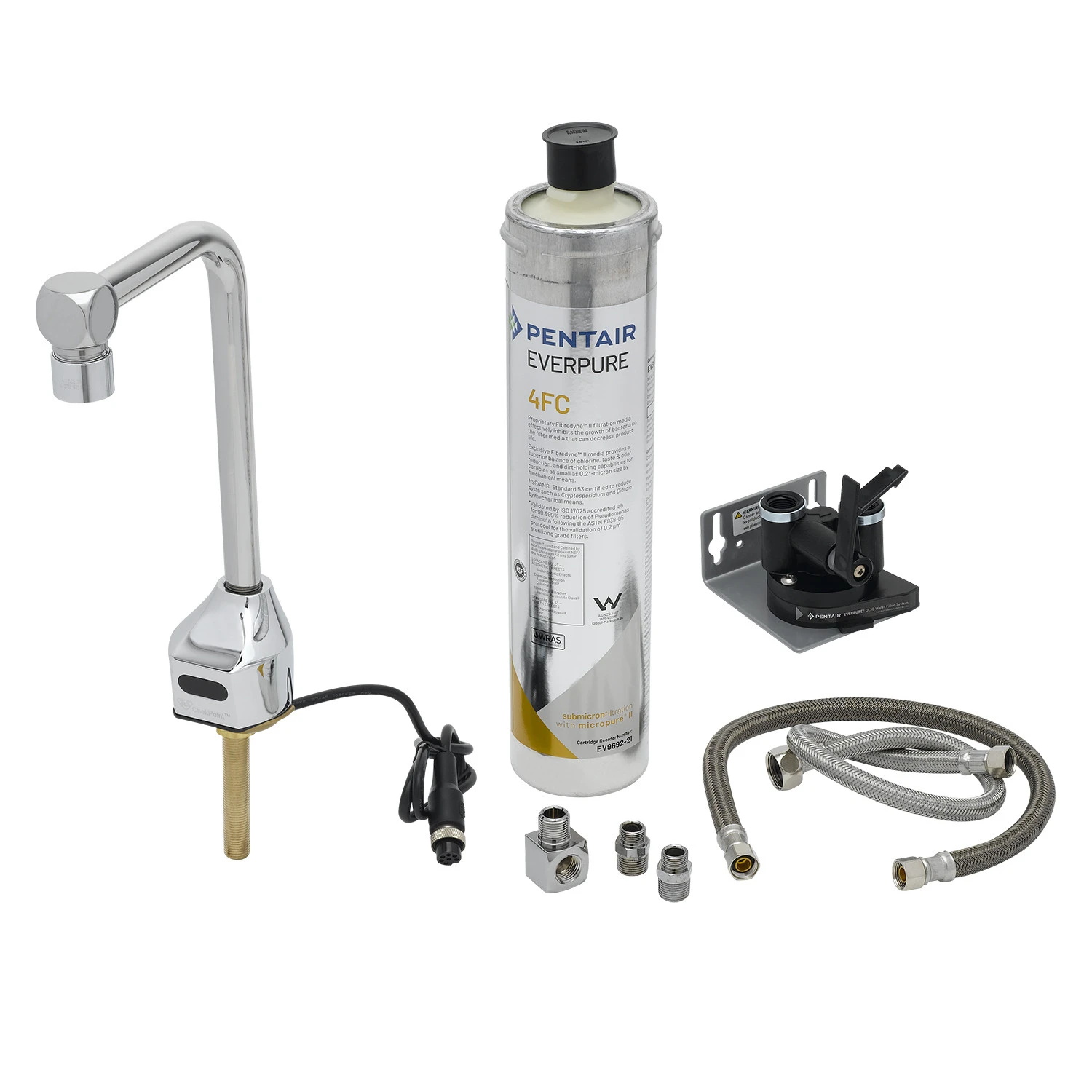 T&S EC-1210-08-WFK Sensor Glass/Bottle Filler, Water Filtration Kit, 8 Inch Outlet Clearance | CL6VDY