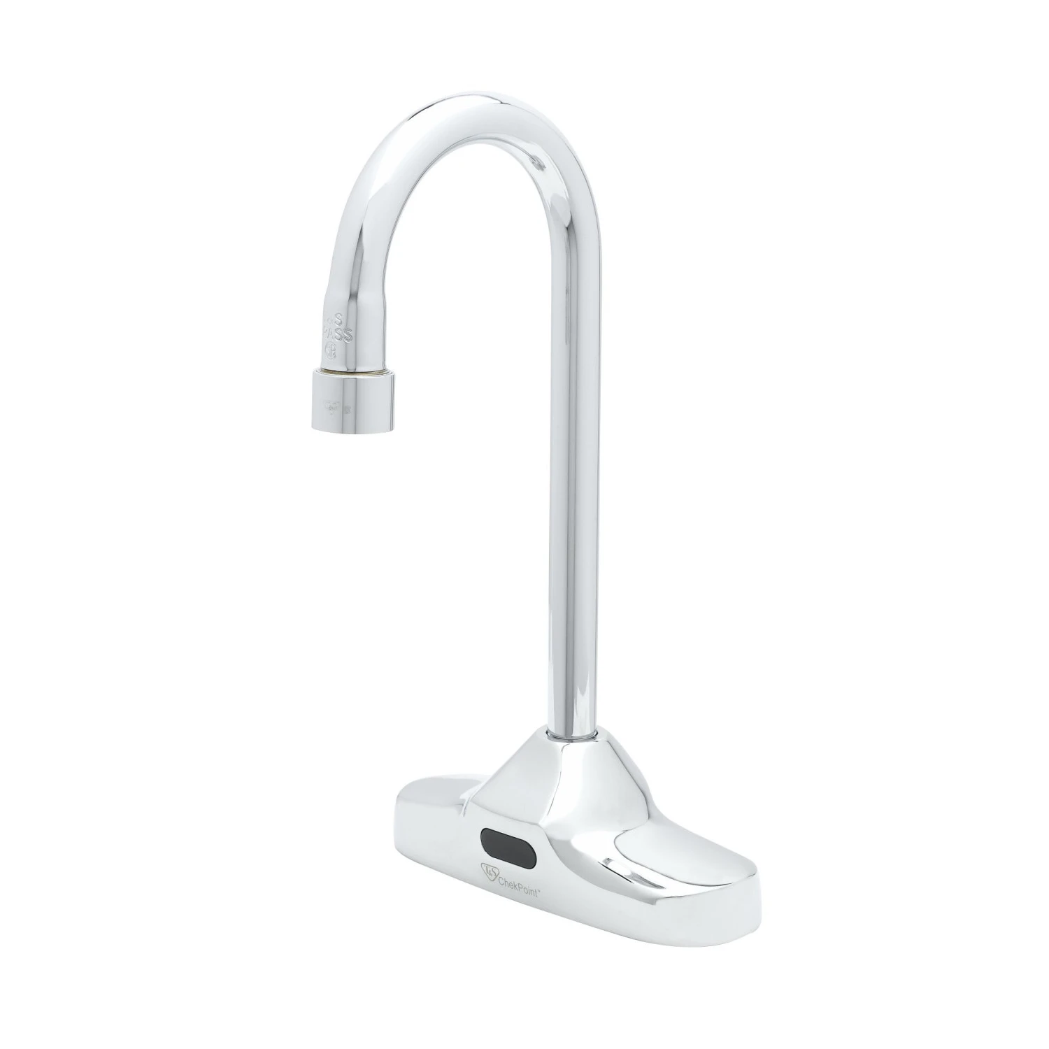 T&S EC-3107-VF05THG Sensor Faucet, 4 Inch Deck Mount, Rigid Gooseneck, VR 0.5 GPM Spray | CL6VEW