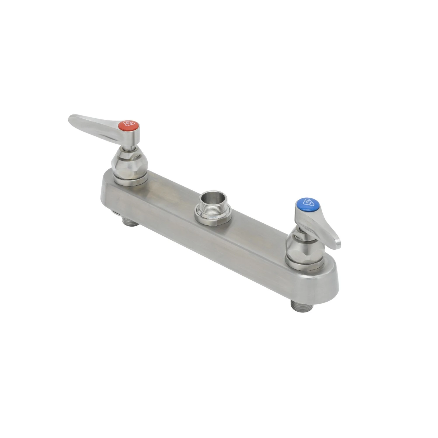 T&S S-1120-LN Deck Mount Workboard Faucet, 8 Inch, Stainless Steel | CL6VKF