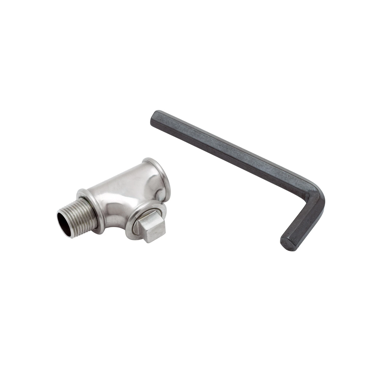T&S S-TEE-RGD Rigid Tee Assembly, Stainless Steel | CL6VLK