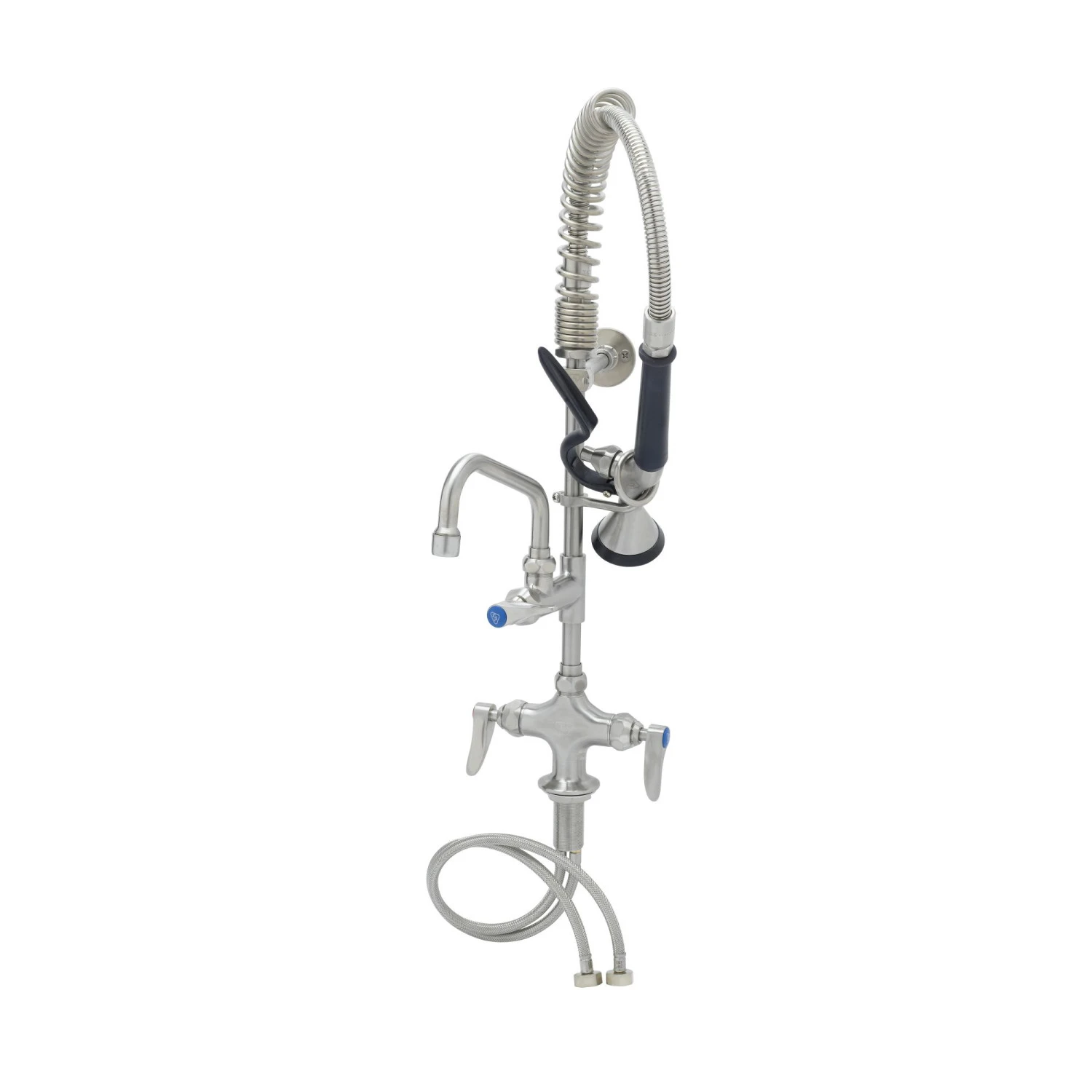 T&S SMPF-2DLN-06 Deck Mount Mixing Faucet, Single Hole, Stainless Steel | CL6VKZ
