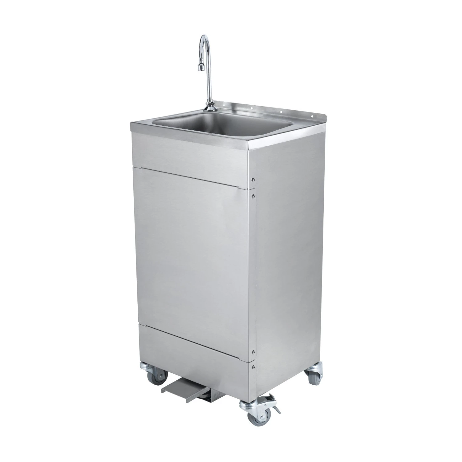 T&S TPS1010-B0520V5 Portable Sink With Foot Pump, Swivel Casters | CL6VLT