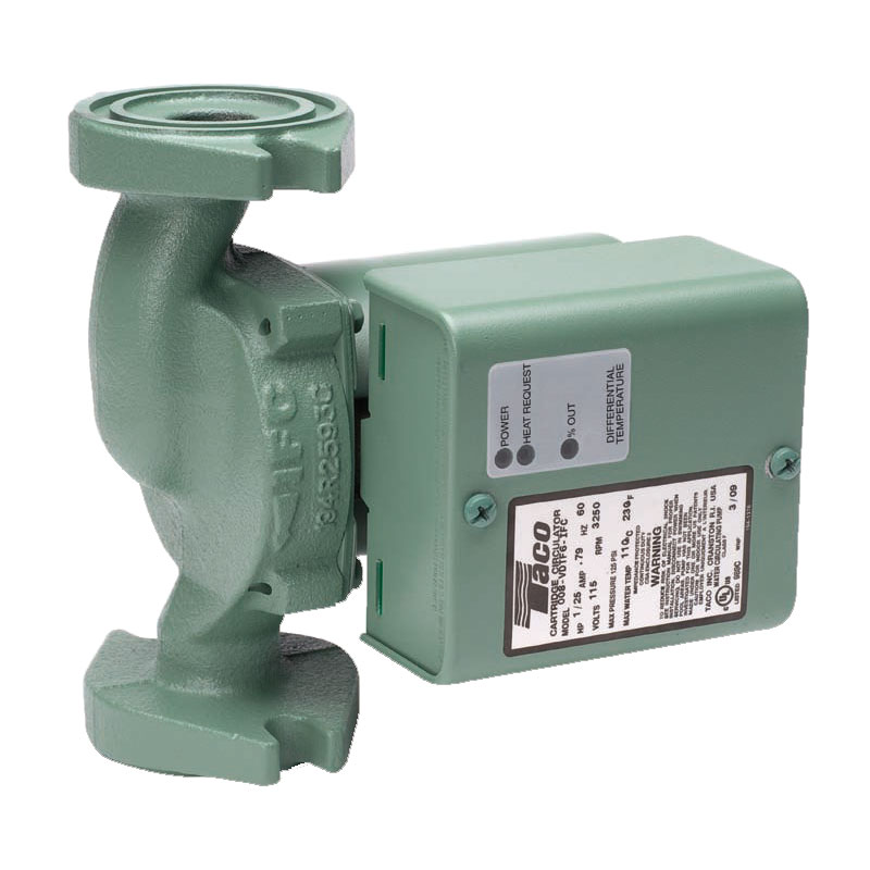 Delta-T Circulator Pump, 115V, Variable Speed, Cast Iron