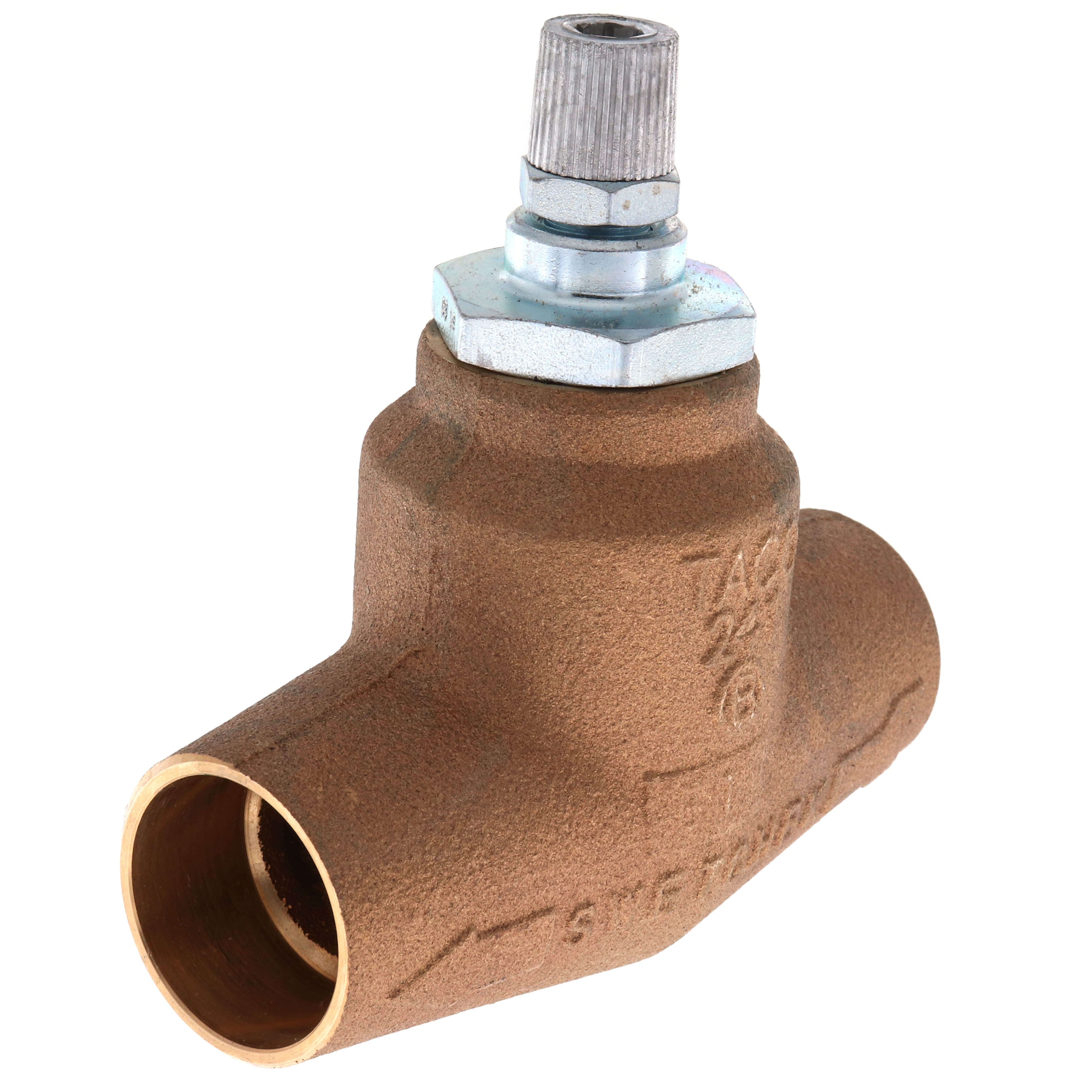 Flow Check Valve, 1 Inch CxC Horizontal, Bronze