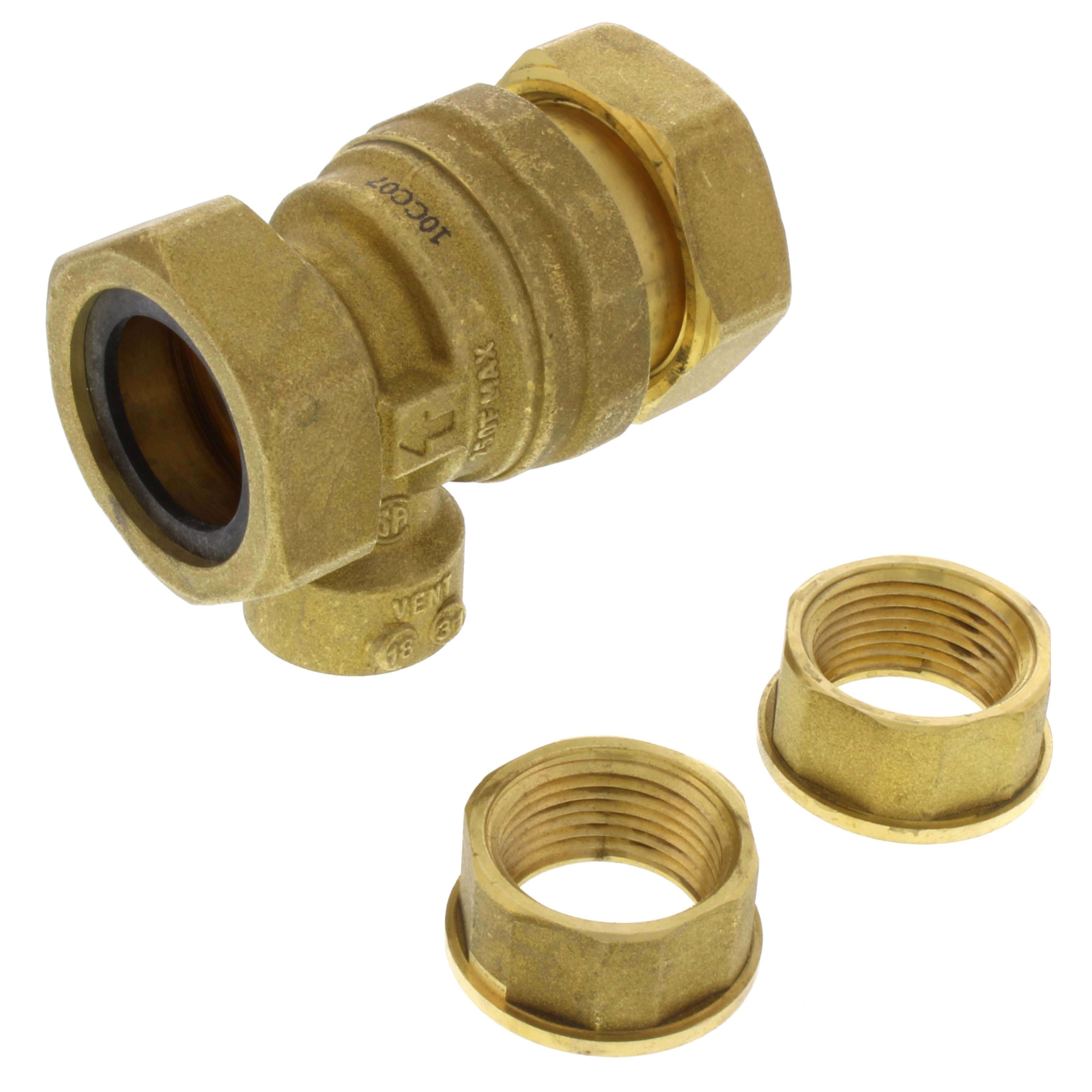 Preventer Union FNPT, 3/4 Inch Size, Brass
