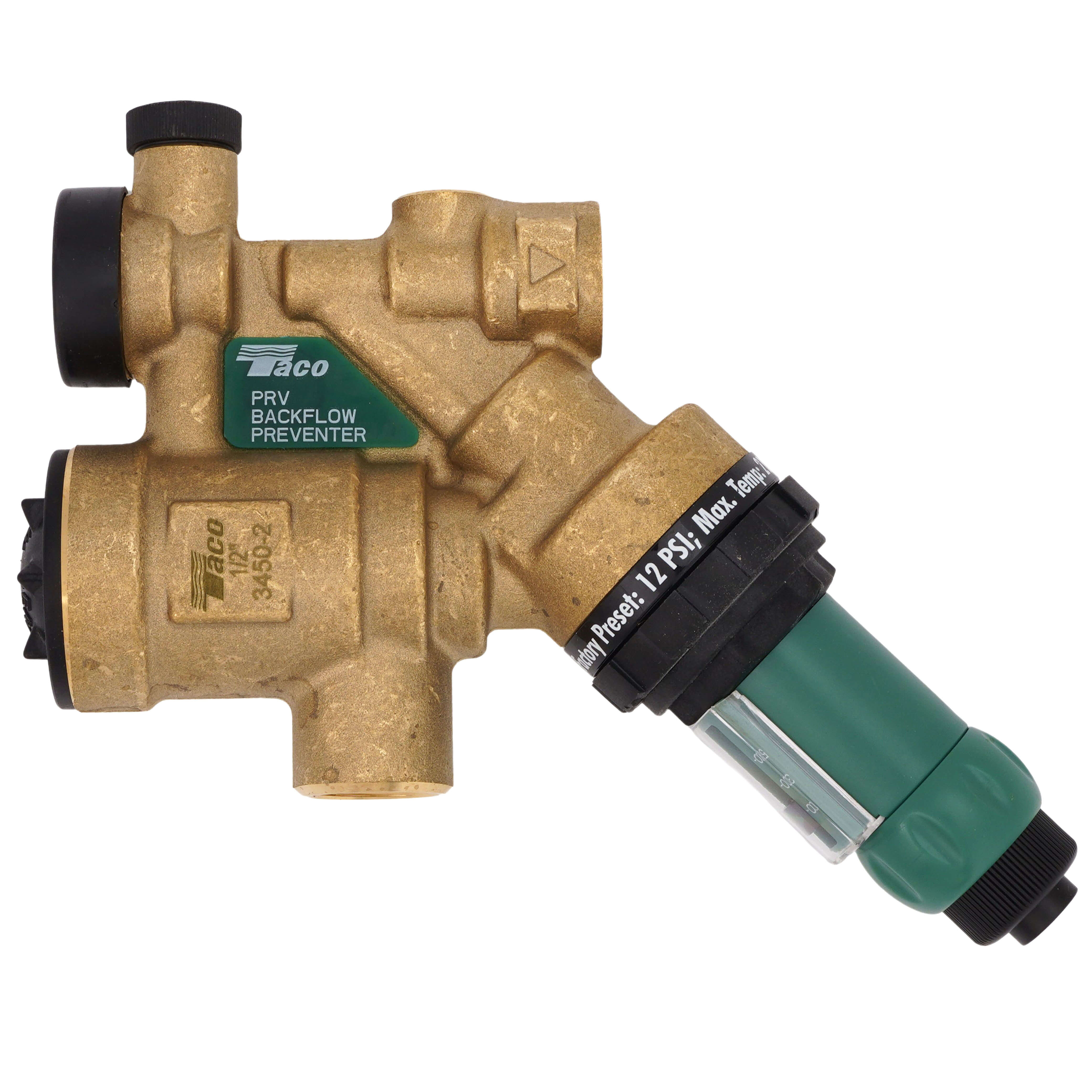 Combination Boiler Feed Valve And Backflow Union Press x NPT, 1/2 Inch Size