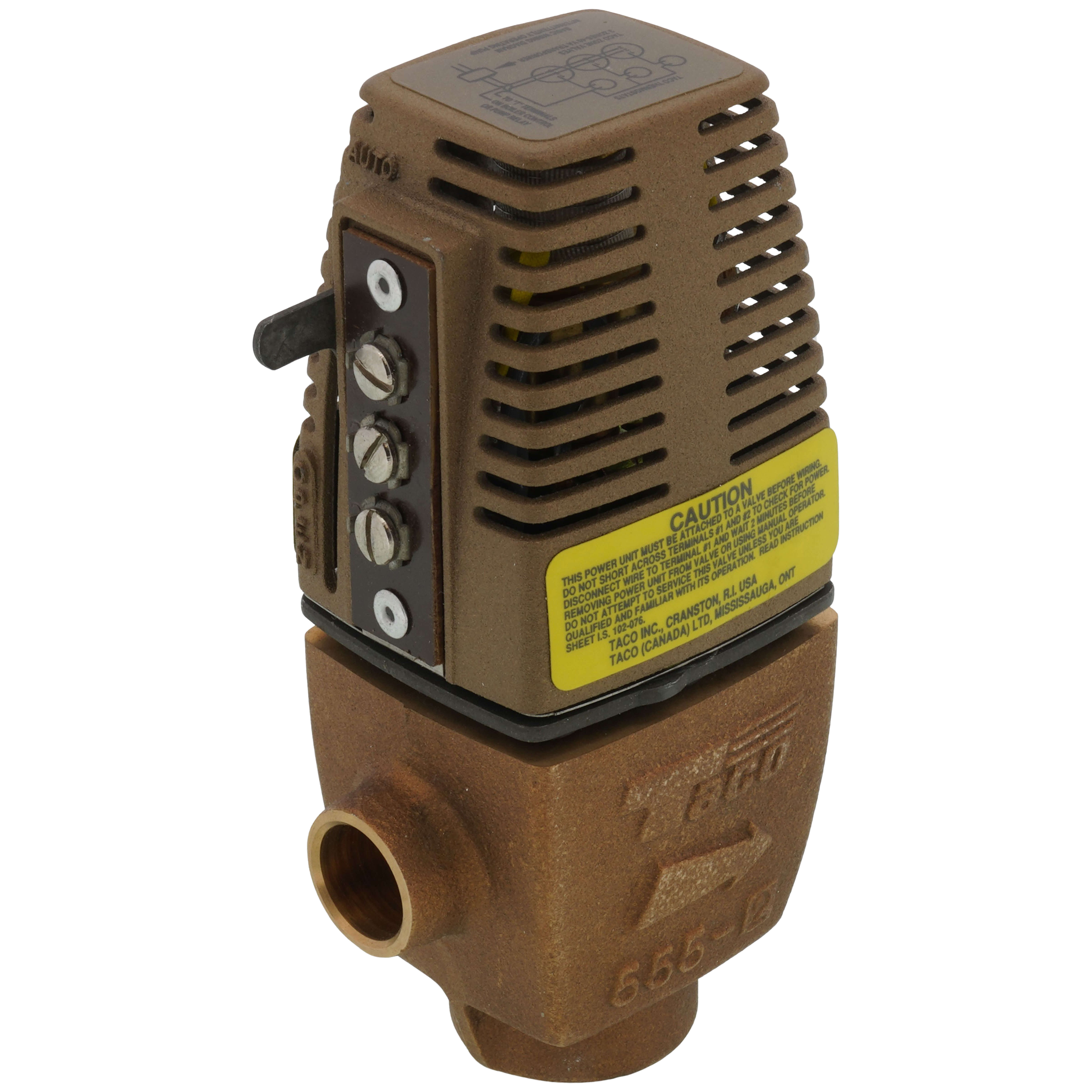 Heat Motor Zone Valve, 1/2 Inch Sweat