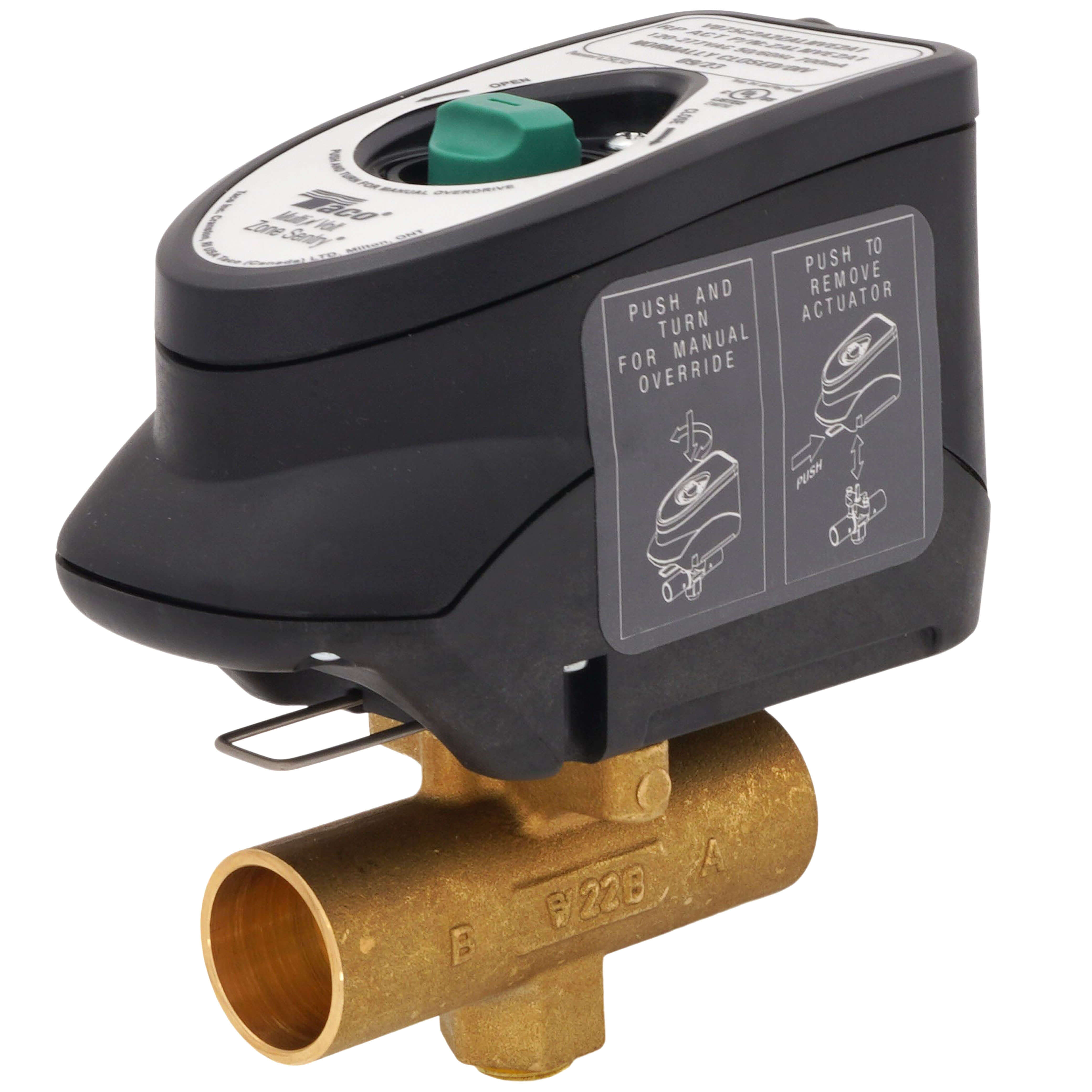 Sentry Zone Valve, Normally Closed, 3/4 Inch Size, 2-Way