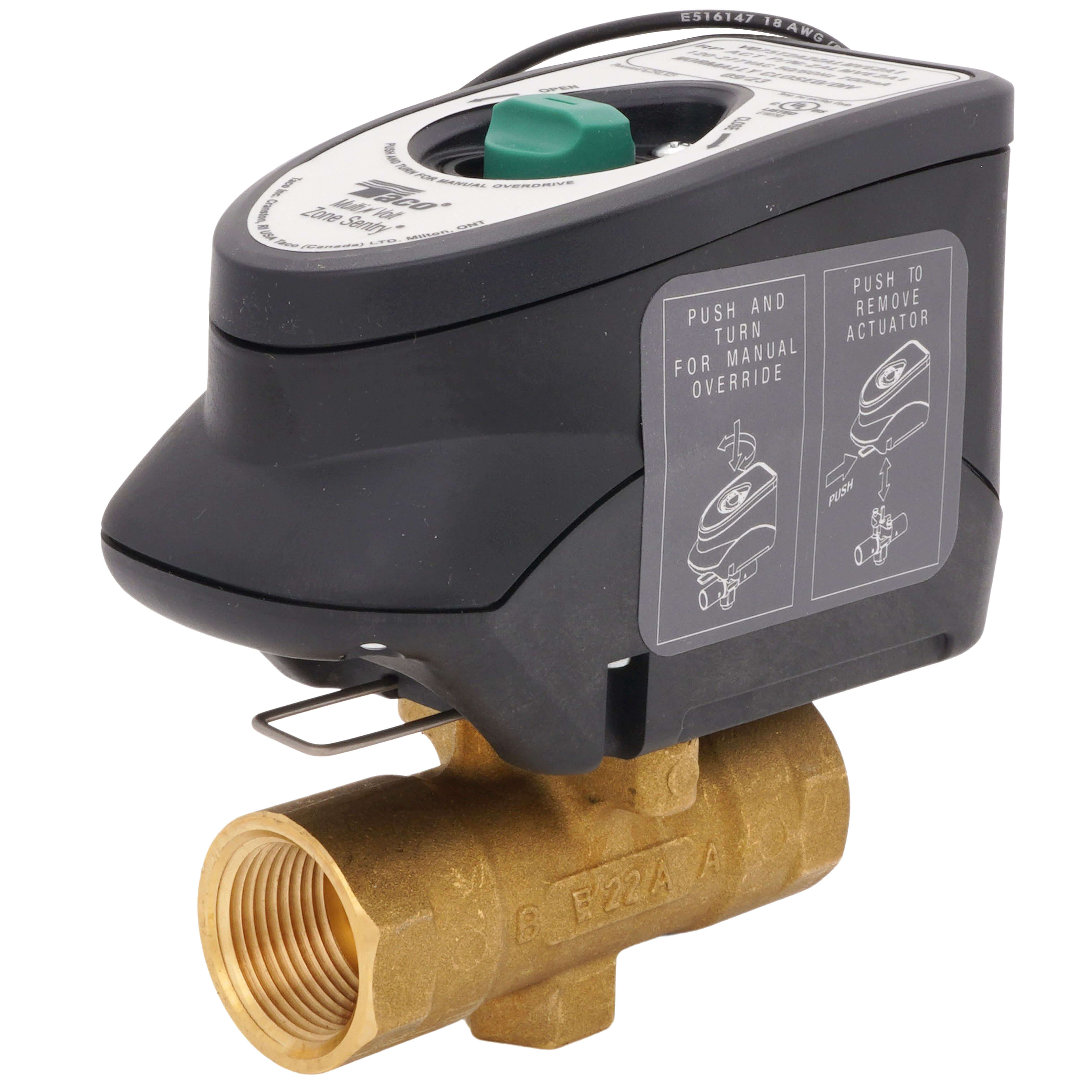 Zone Sentry Valve, Normally Closed. Multi-Volt Threaded, 3/4 Inch Size