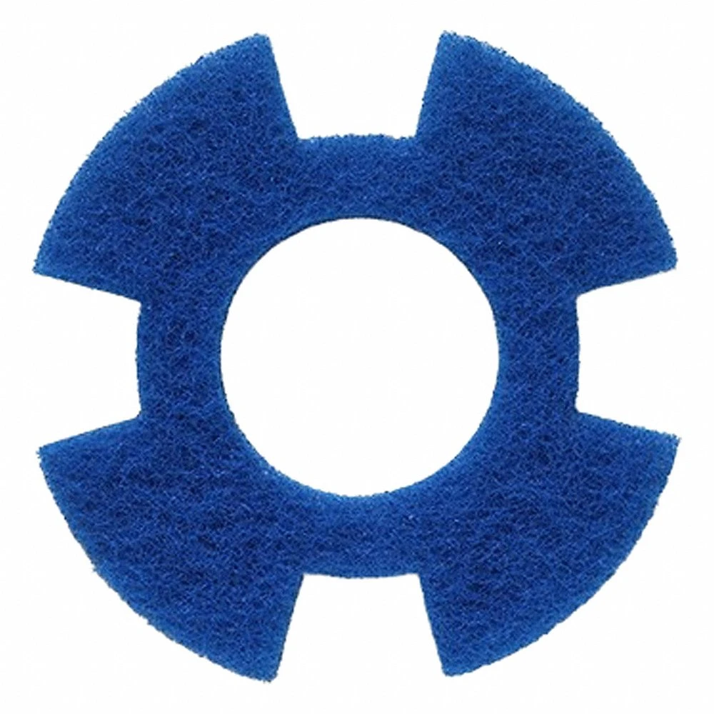 Scrubbing Pad, 7 Inch Dia, Blue