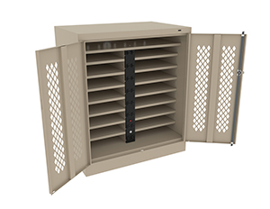 TENNSCO 4224-CMP Counter High Laptop Charging Station, 36 x 24 x 42 Inch Size | CH3FFW