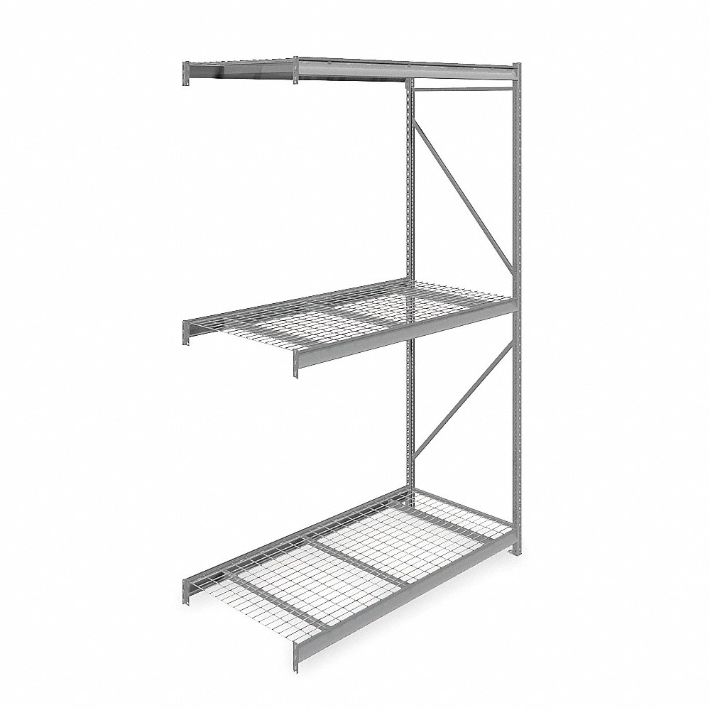 TENNSCO 6940 Storage Rack Add-On Unit 60" x 36" x 96", Galvanized Wire | AF3DQL 7B142