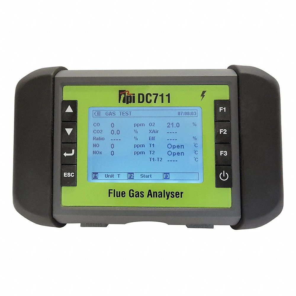 Combustion Analyzer, Included, Carrying Case/Power Supply/Probe/Tubing