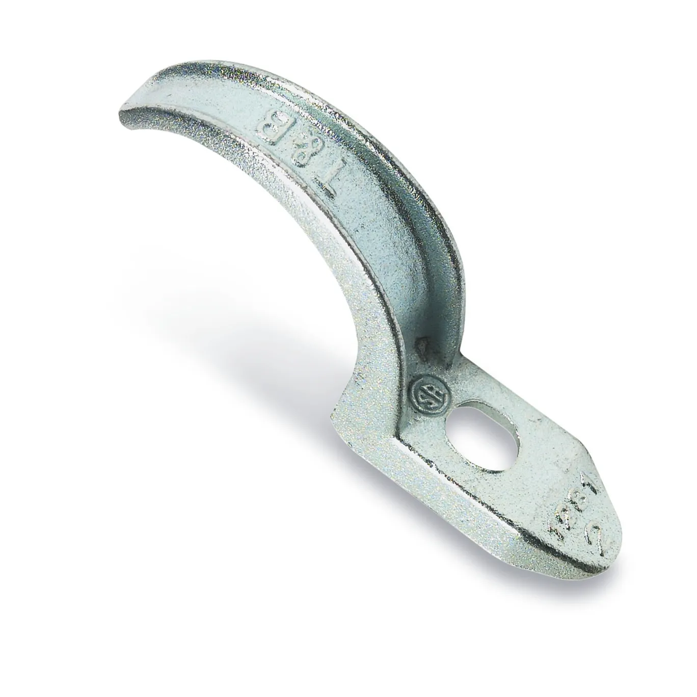 Pipe Strap, Galvanized Finish, Malleable Iron, 25PK