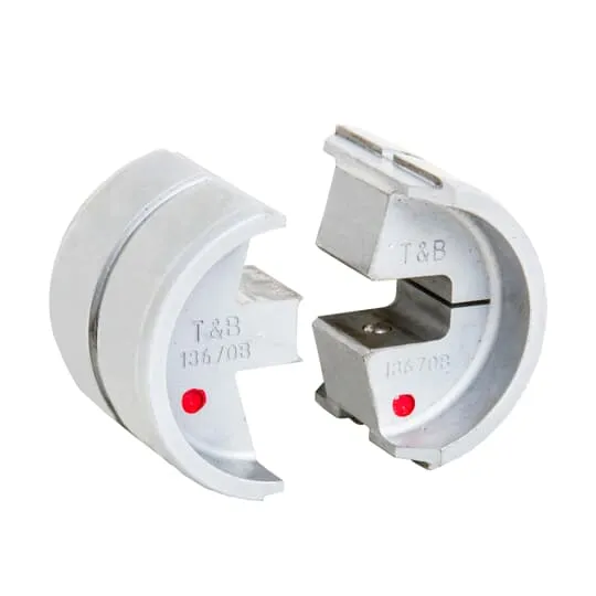 Dragon Tooth Crimping Die, Silver, Alloy Steel