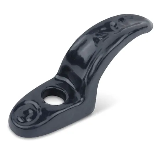 Ocal Pipe Strap, PVC Coated Finish, 1-Hole Type, Gray, Malleable Iron