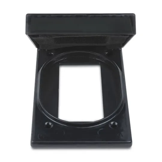 Ocal Device Box Cover, PVC Coated Finish, Raintight Type, Gray, Die Cast Aluminum