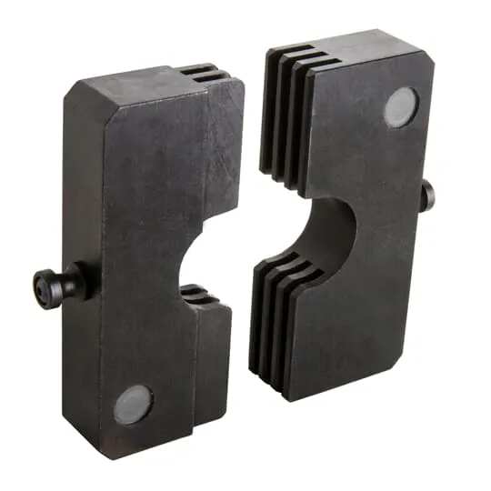 Shield-Kon Crimp Die, Black Oxide Finish, Interchangeable Type, Gray, Steel Alloy
