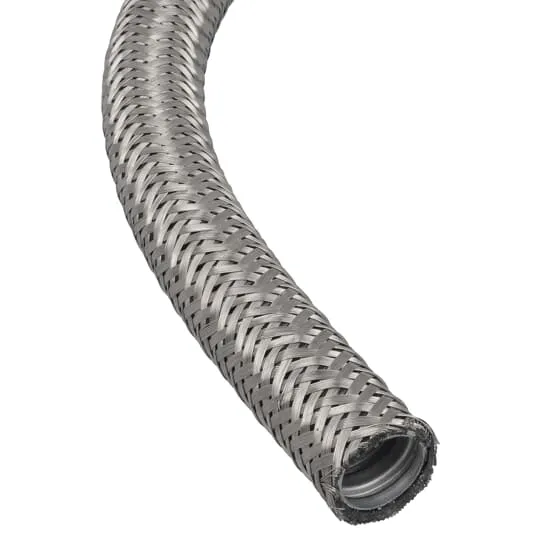 Adaptaflex Flexible Conduit, Galvanized, High Type, Black, Steel, 21.4 mm Inside Dia