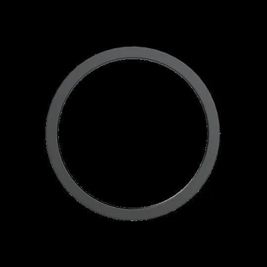 Adaptaflex Sealing Washer, Captive Thread Type, Black, Rubber, 10PK