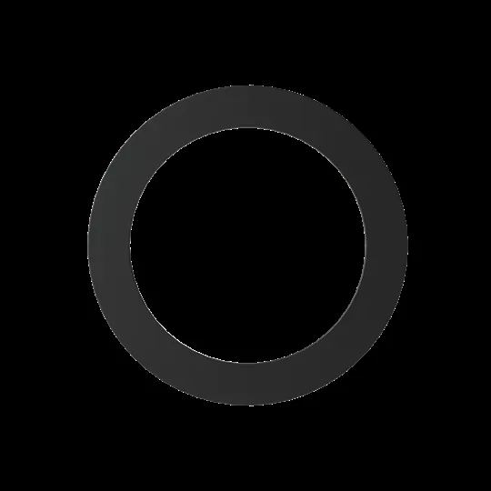 Adaptaflex Sealing Washer, Captive Thread Type, Black, Rubber, 10PK