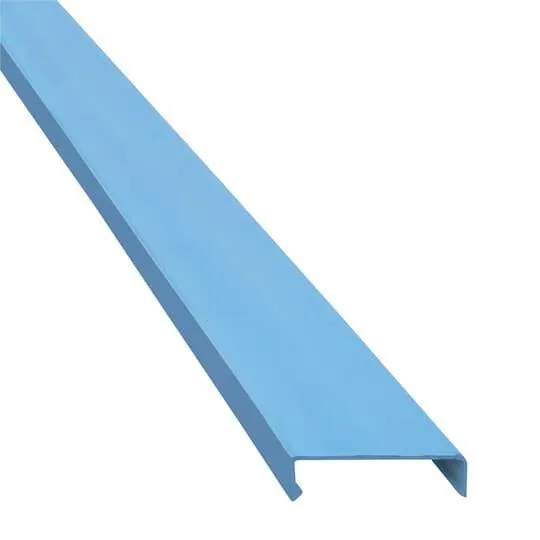 Ty-Duct Duct Cover, Intrinsic Blue, PVC, Flush Mounting Type, 60PK