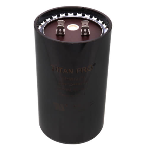 Start Capacitor, 330V, 270-324 MFD, Round, 4 3/8 in Height, 2 9/16 in Dia
