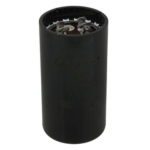 Start Capacitor, 330V, 64-77 MFD, Round, 3 3/8 in Height, 1 13/16 in Dia