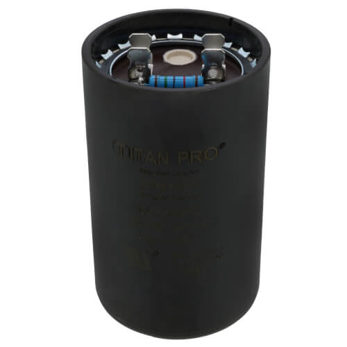 Start Capacitor, 330V, 88-108 MFD, Round, 3 3/8 in Height