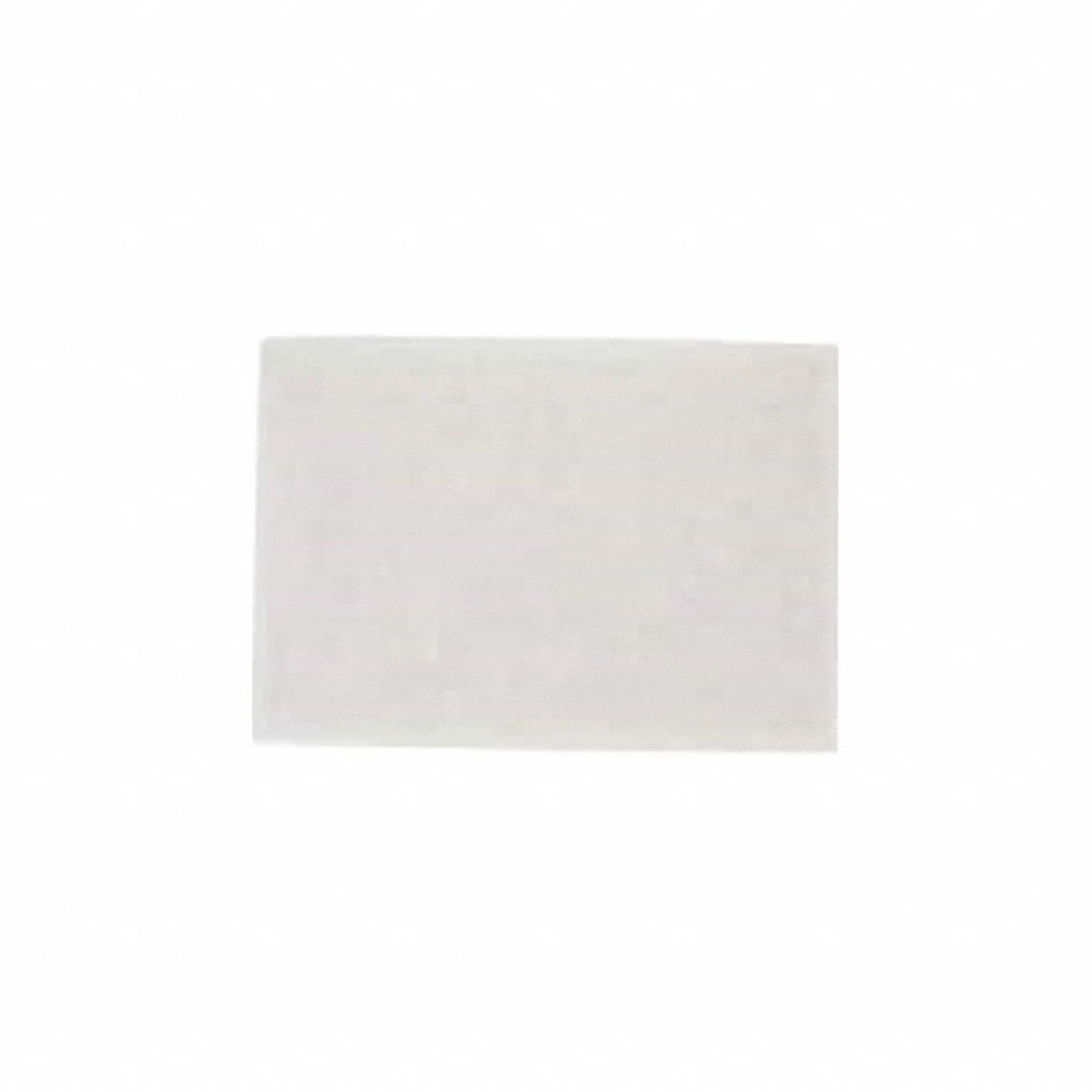 Polishing Pad, 14 Inch Wd, 28 Inch Lg, Polyester, White, 600 RPM, Rectangular, 10PK