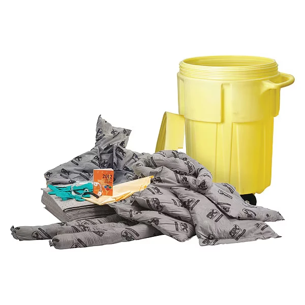 Spill Kit, Drum, Chemical/Hazmat, 38 gal